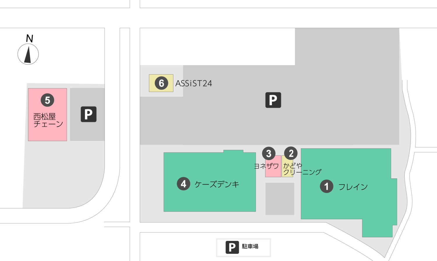 フレスポ豊後大野1Fフロアマップ