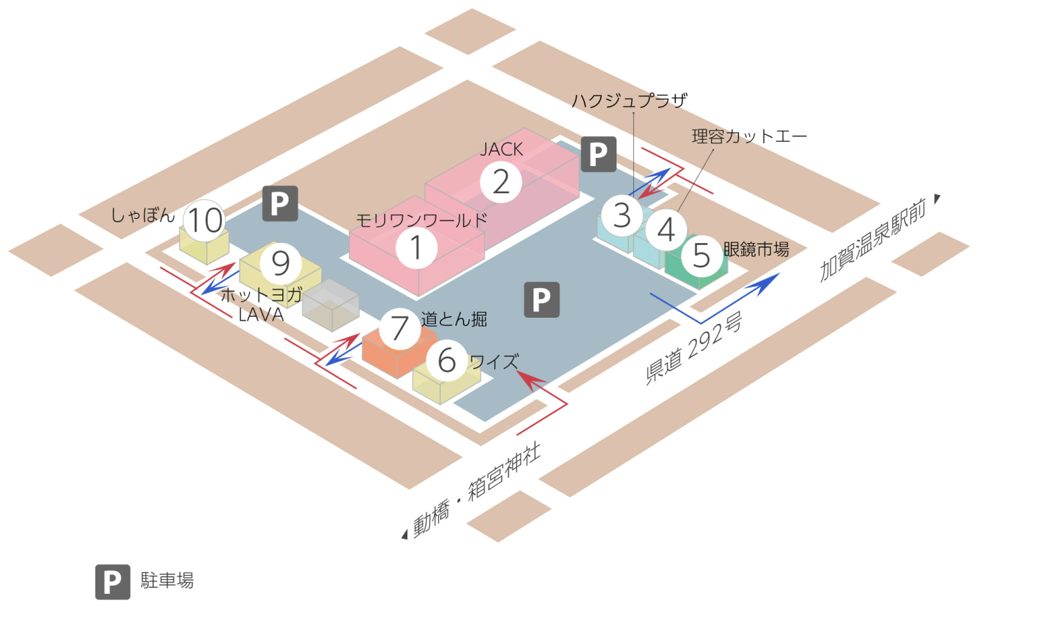 フレスポ加賀1Fフロアマップ