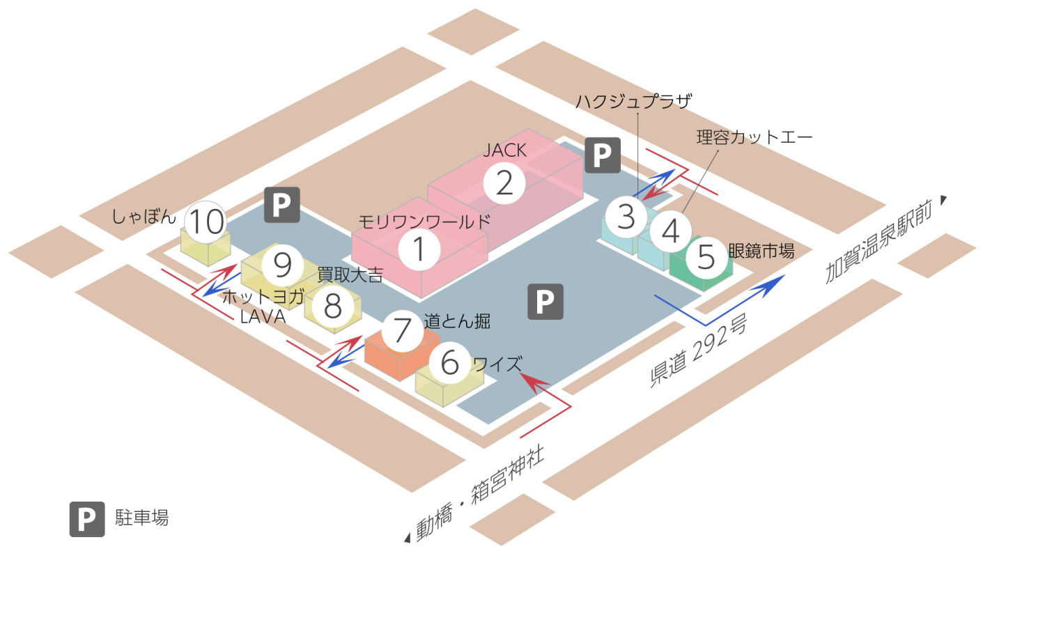 フレスポ加賀1Fフロアマップ