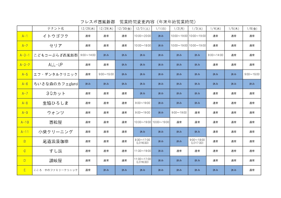 フレスポ西風新都 広島市安佐南区のショッピングセンター